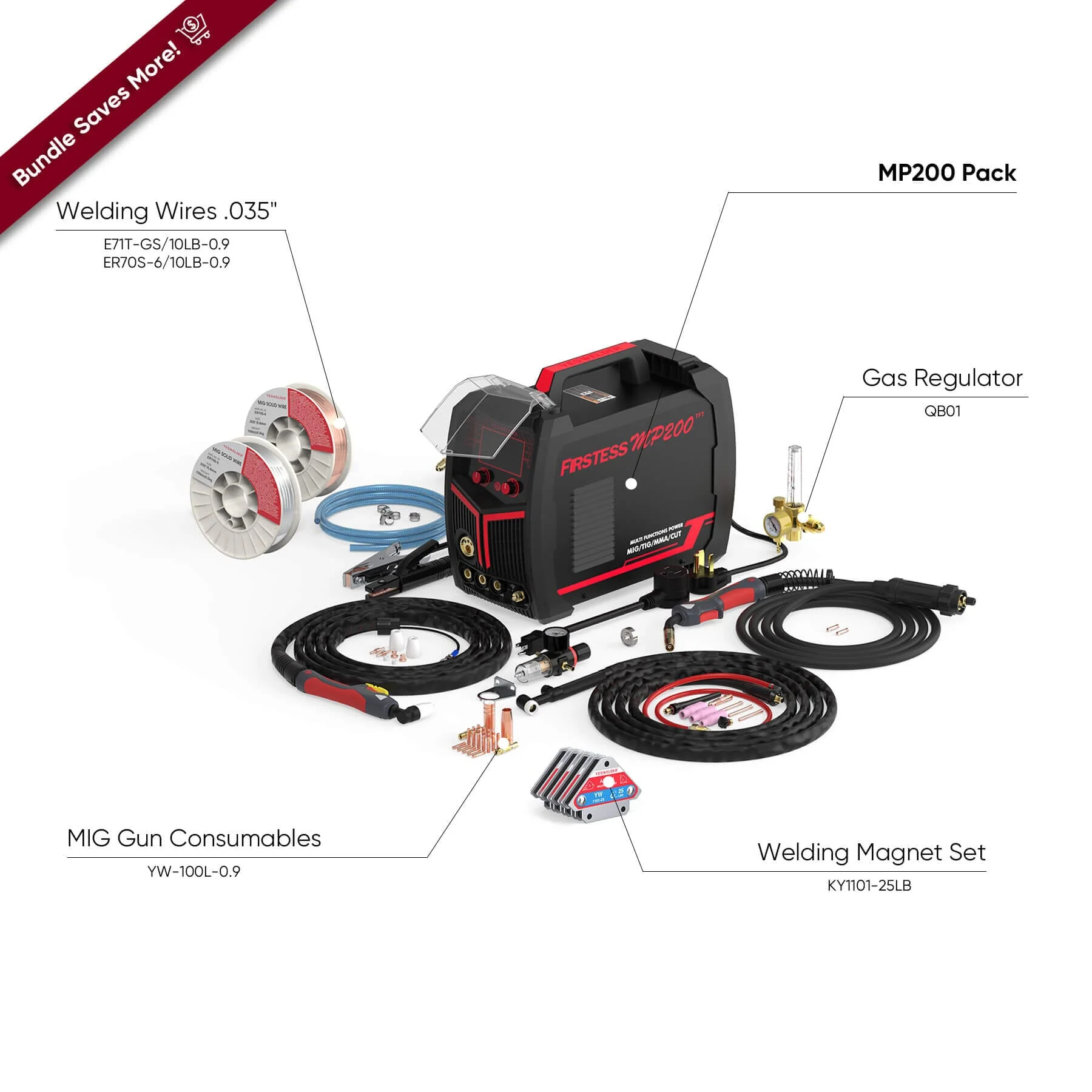 FIRSTESS MP200 5-in-1 Welder & Cutter - Image 11