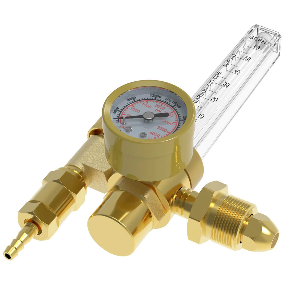 QB01 Argon/CO2 Welding Flow Meter Gas Regulator - Image 3