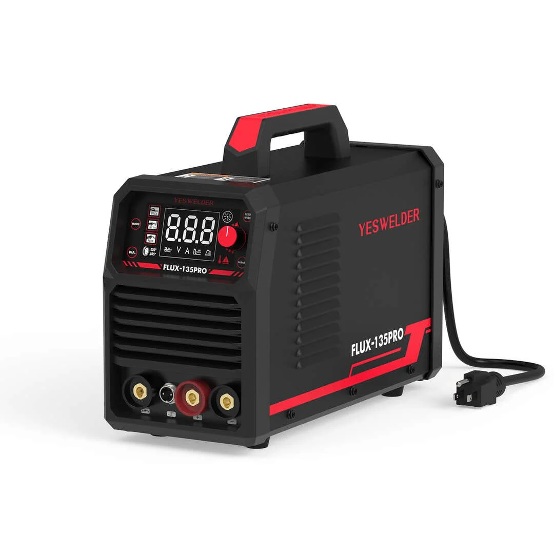 Flux-135-PRO 110V Digital Display Flux MIG/Lift TIG/Stick 3-in-1 Gasless MIG Welder - Image 3