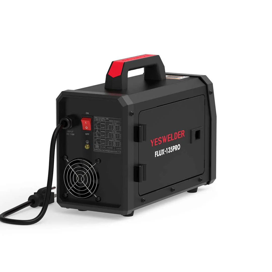 Flux-135-PRO 110V Digital Display Flux MIG/Lift TIG/Stick 3-in-1 Gasless MIG Welder - Image 6