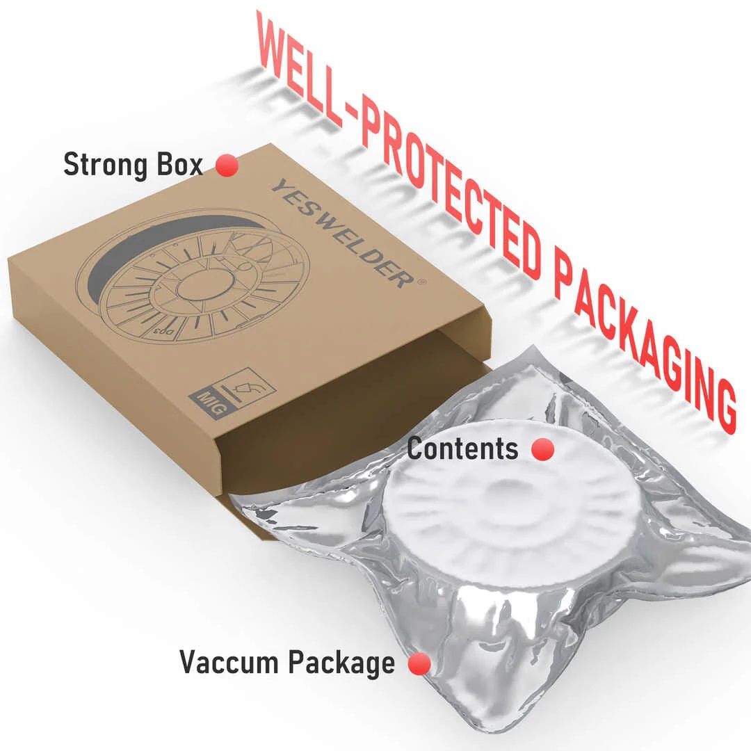 E71T-GS/10LB-0.8 .030" 10LB Spool Gasless Flux Core MIG Welding Wire - Image 3