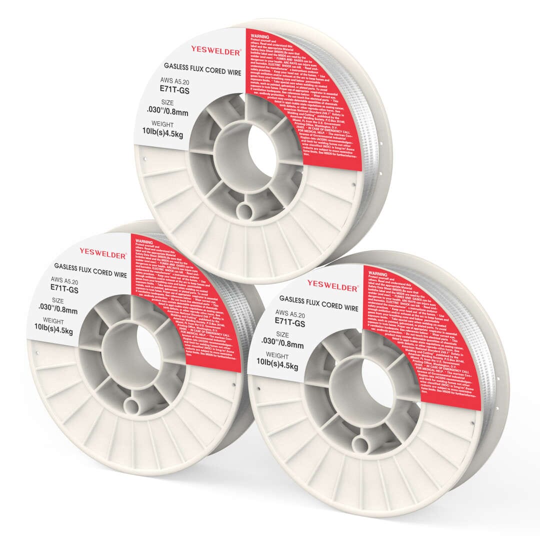 E71T-GS/10LB-0.8 .030" 10LB Spool Gasless Flux Core MIG Welding Wire - Image 5