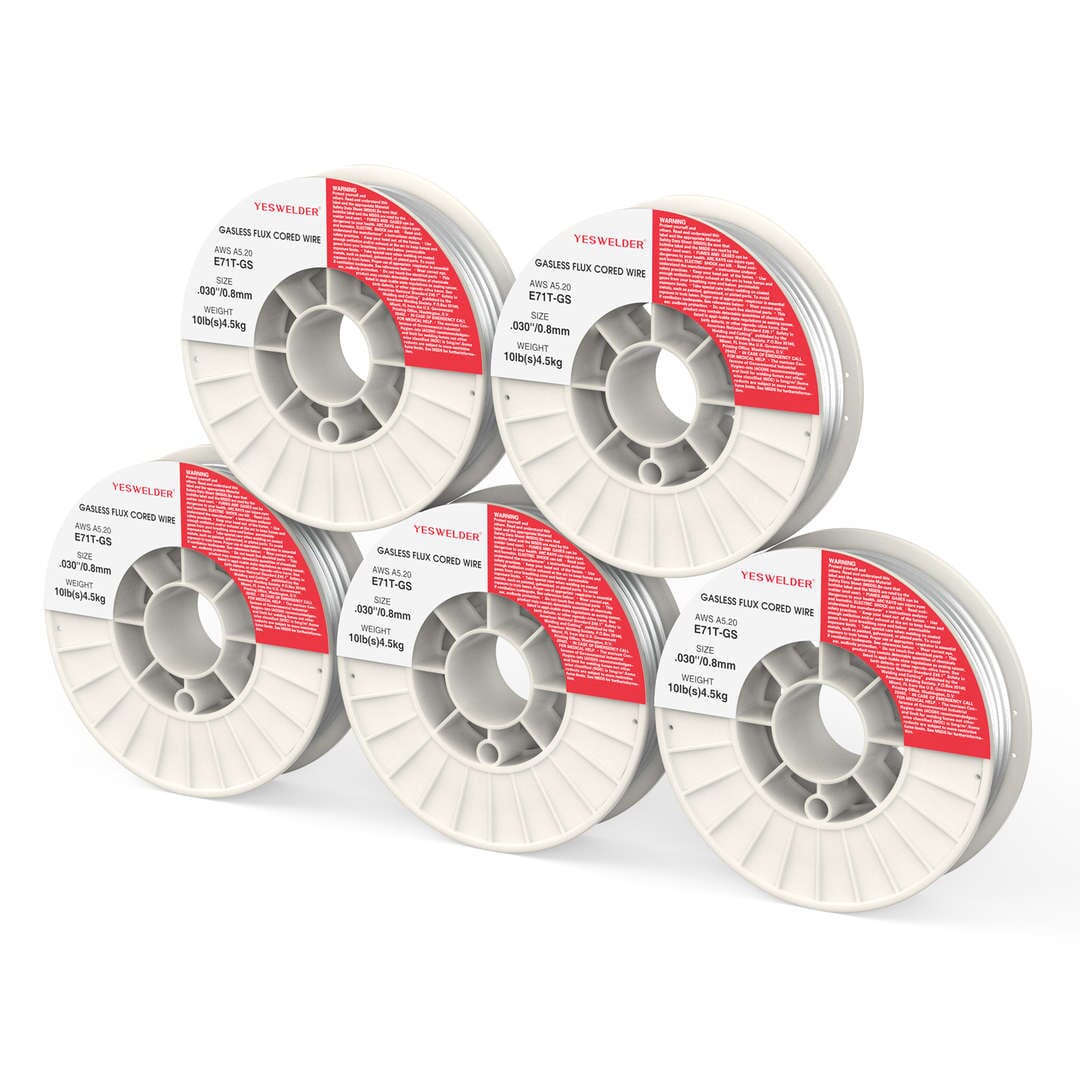 E71T-GS/10LB-0.8 .030" 10LB Spool Gasless Flux Core MIG Welding Wire - Image 6
