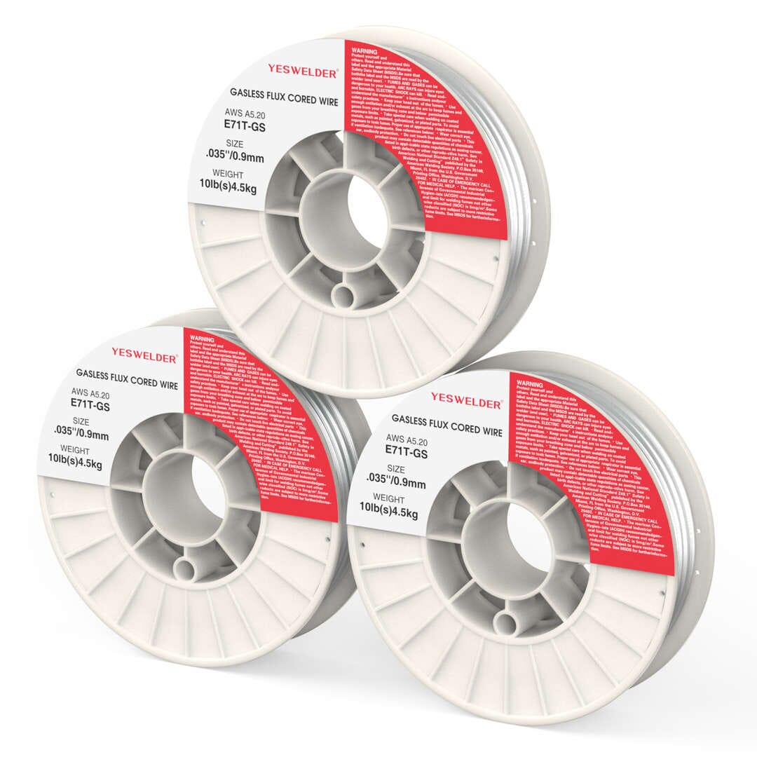 E71T-GS/10LB-0.9  .035" 10LB Spool Gasless Flux Core MIG Welding Wire - Image 4