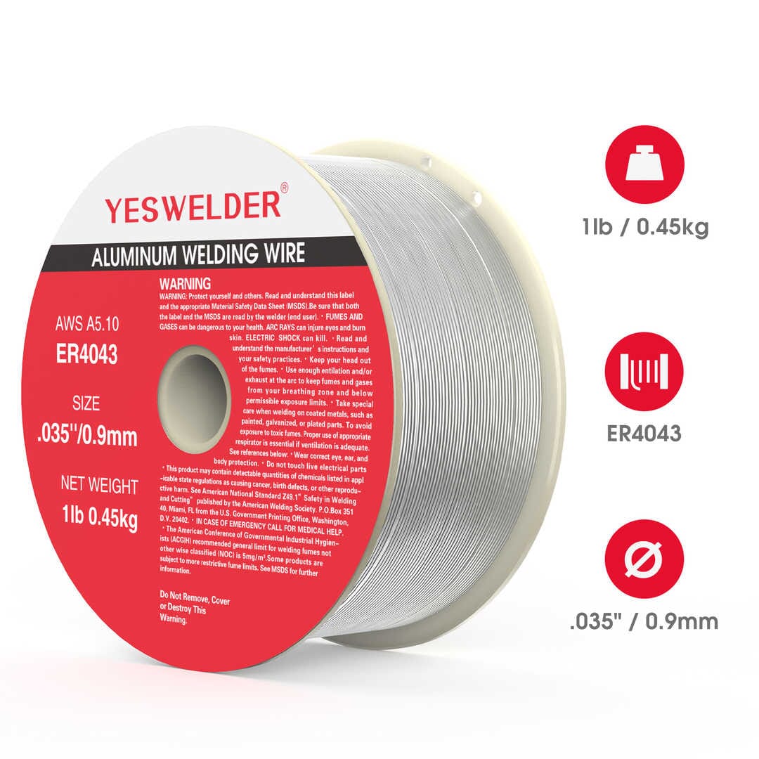 ER4043/1LB-0.9 1LB Spool .035" Silicon Aluminum MIG Welding Wire - Image 3